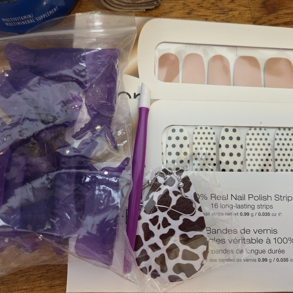 Color Street Light Brown and Polka-Dot Nail Polish Strips Collection